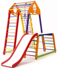 Дитячий спортивний комплекс SportBaby BambinoWood Color Plus 1-1